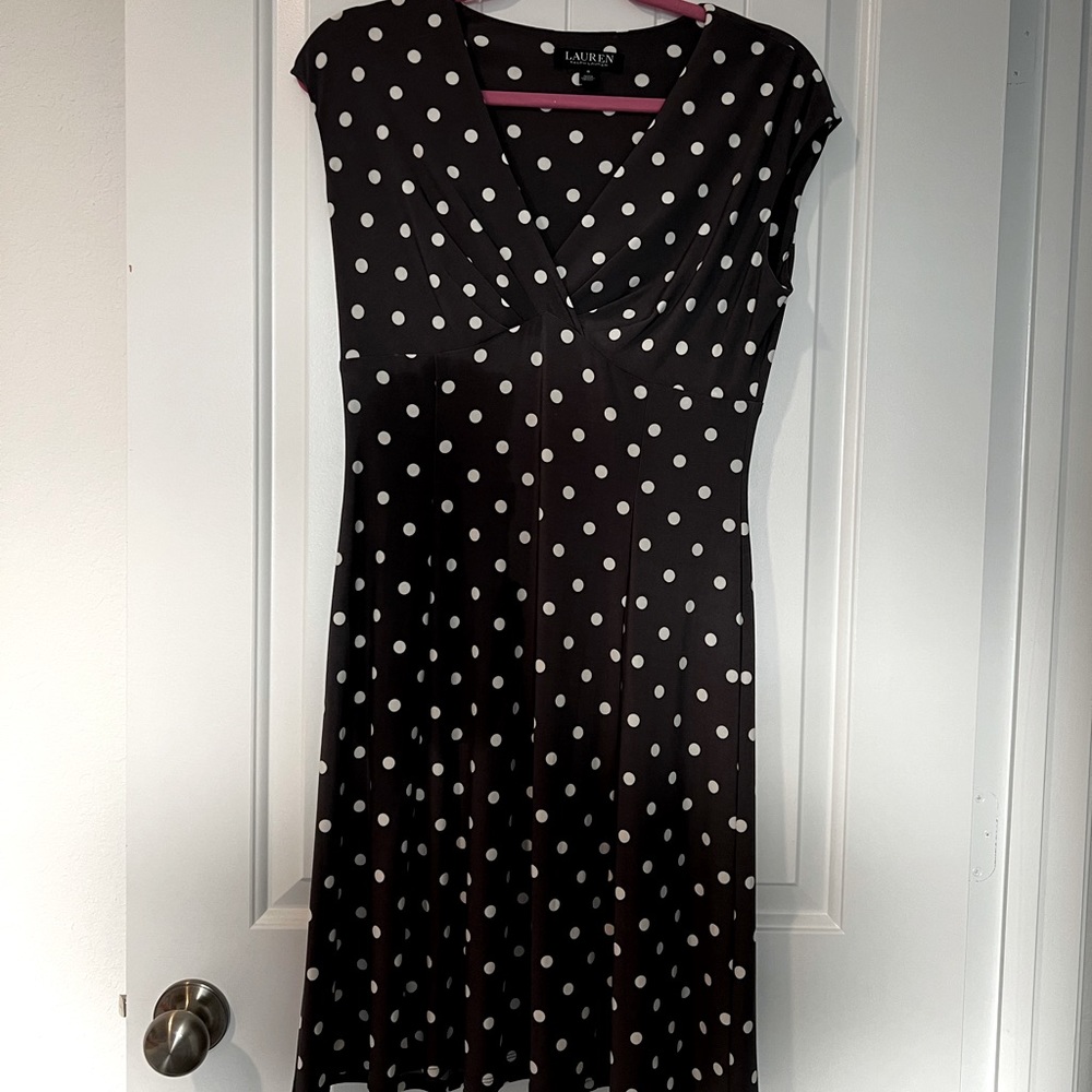 Classic polka dot Ralph Lauren dress